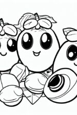 Kayısı Boyama Sayfası Etkinlikleri kayisi-boyama-1