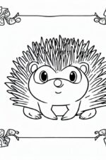 Kirpi Resmi Boyama kirpi