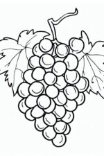 Üzüm Boyama Sayfası Etkinlikleri uzum-boyama-1