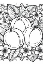 Meyve Dünyasında Sanatın İzinde: Okul Öncesi Kayısı Boyama Sayfalarıyla Eğlenceli Anlar!" kayisi-boyama-2