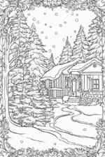 Kar Temalı Boyamalar kar-boyama-2