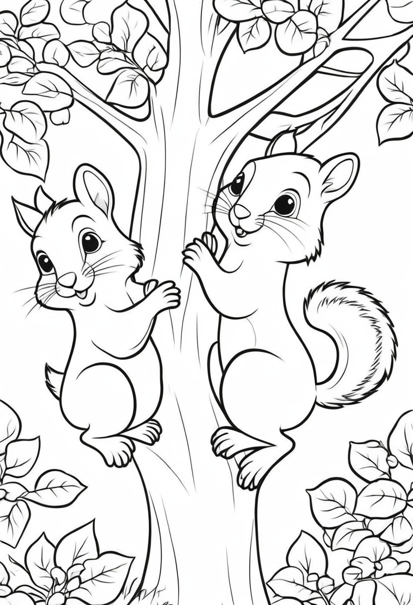 Sincap Boyama Sayfası sincap boyama sayfası