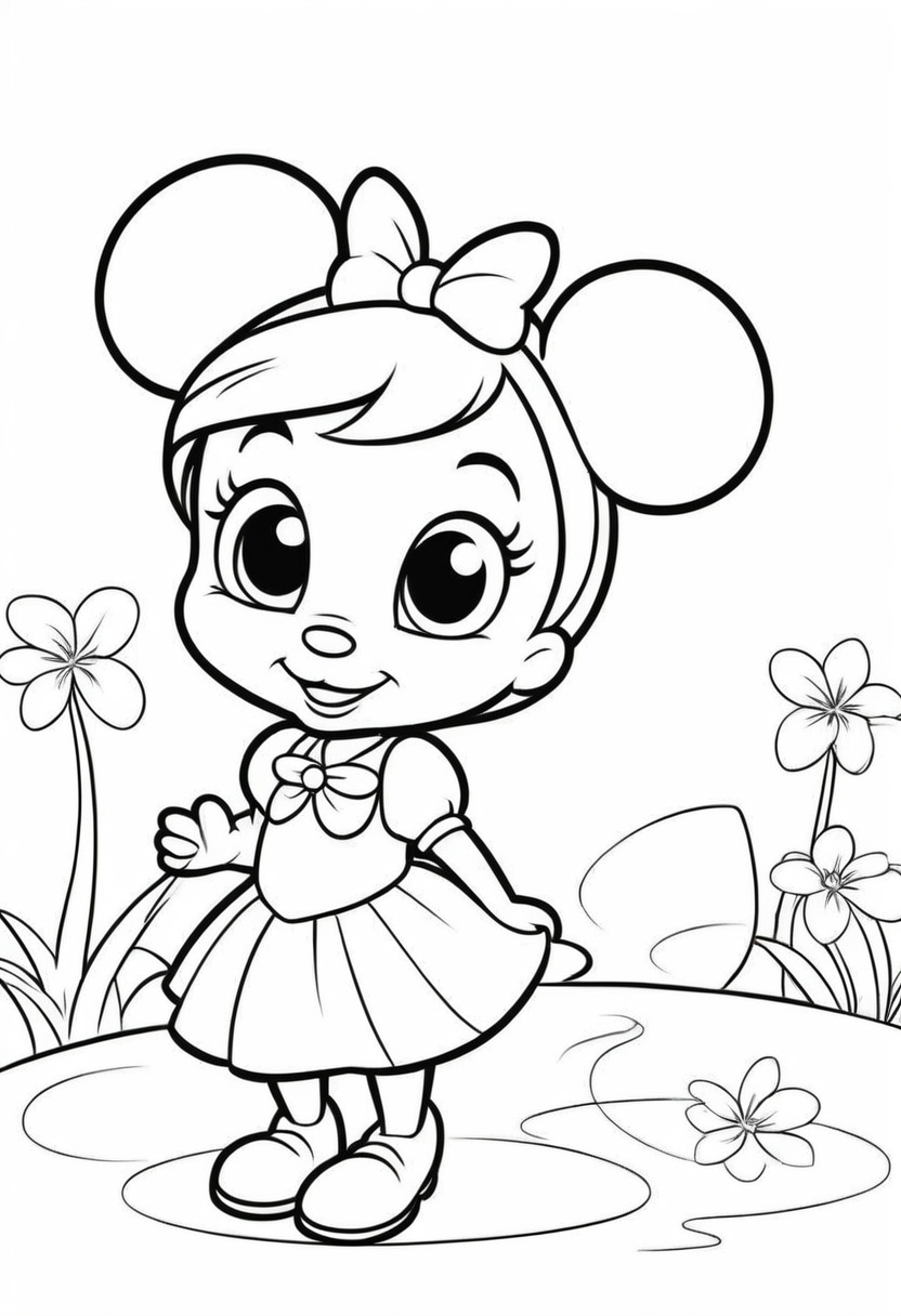 disney karakteri boyama