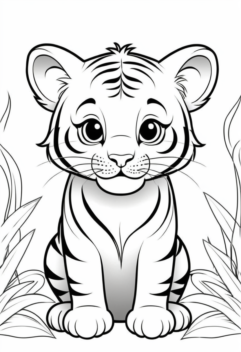 kaplan yavru boyama yazdır