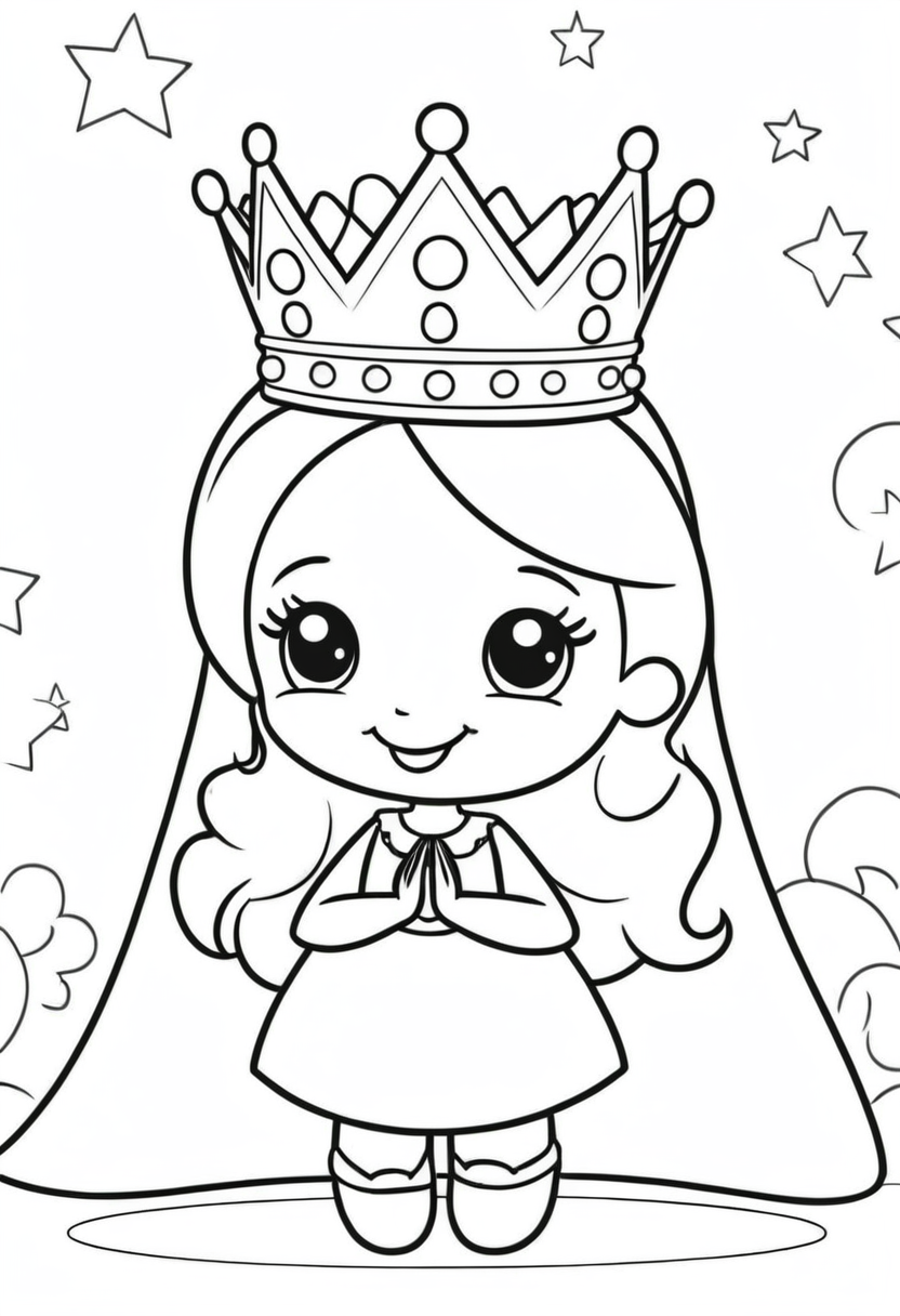 prenses boyama sayfası okul öncesi yazdır
