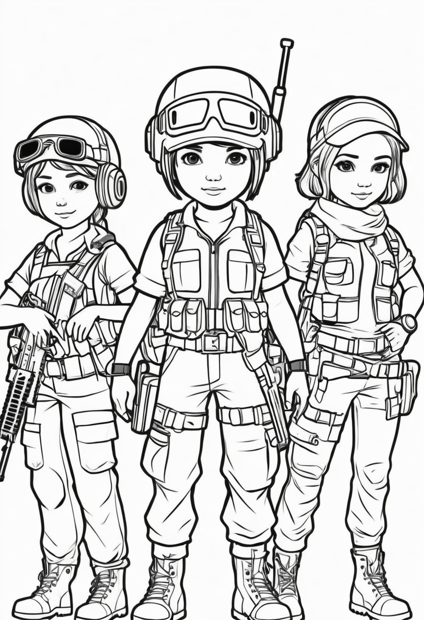 pubg karakterleri boyama