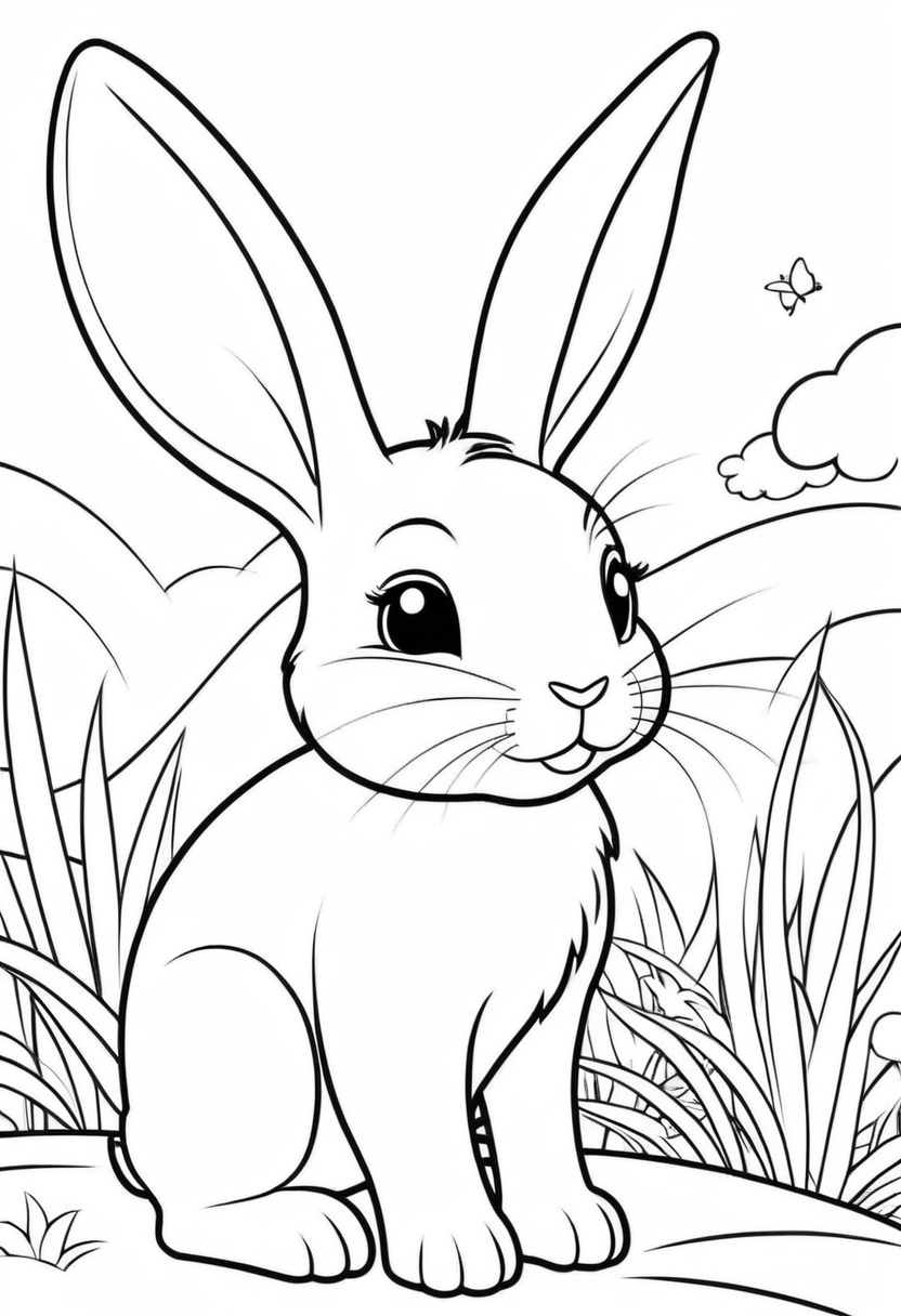 Tavşan Boyaması Yazdır tavşan-boyama