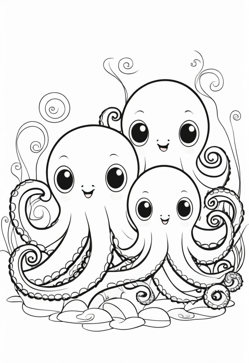 ahtapot boyaması yazdır