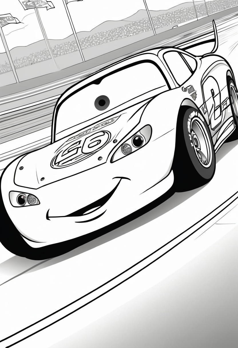 şimşek mekkuin boyamaları çocuklar için