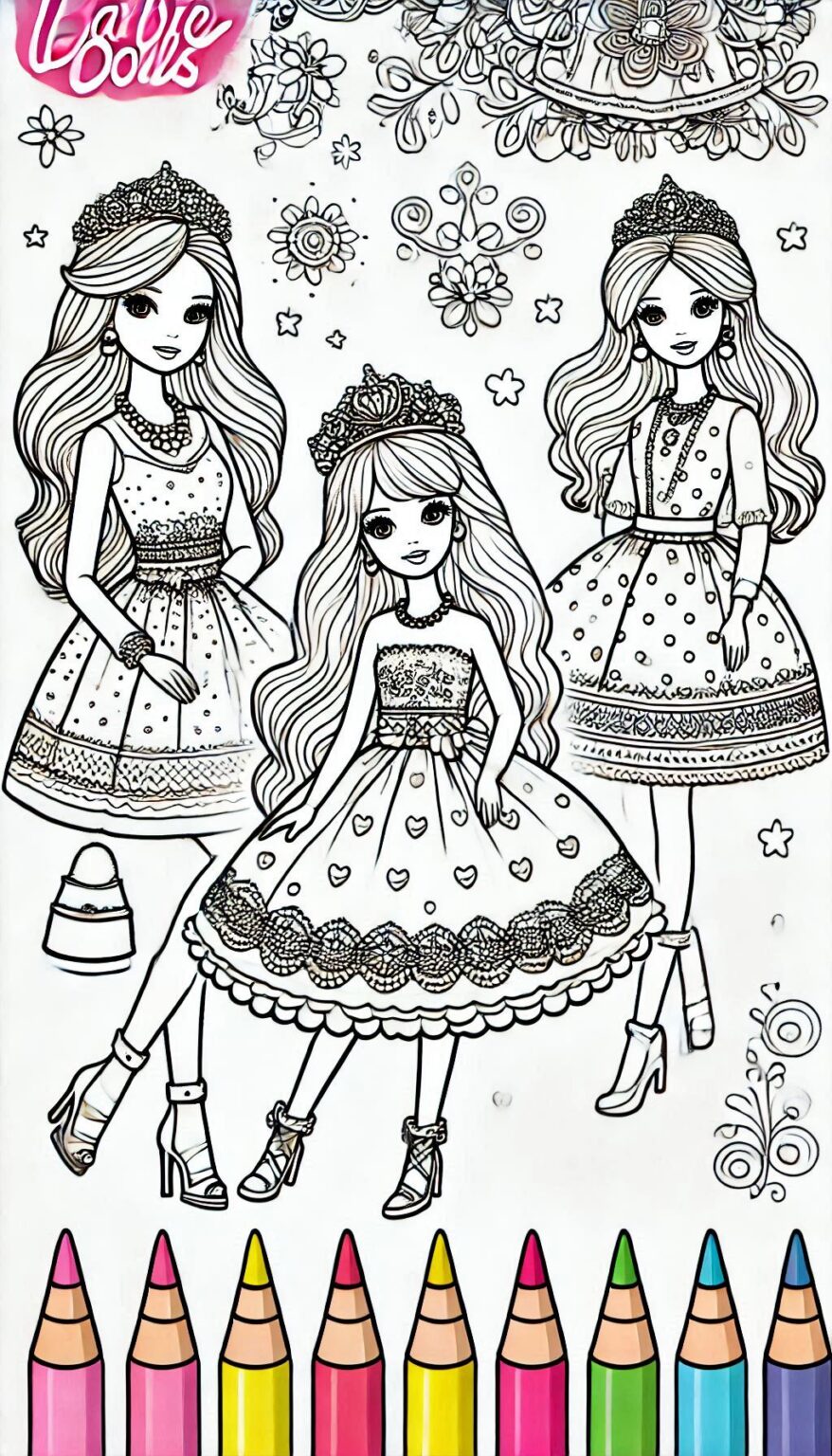 Barbie Oyuncak K z Bebek Boyama Sayfas PDF Boyamasayfalari barbie-oyuncak-k-z-bebek-boyama-sayfas-pdf-boyamasayfalari