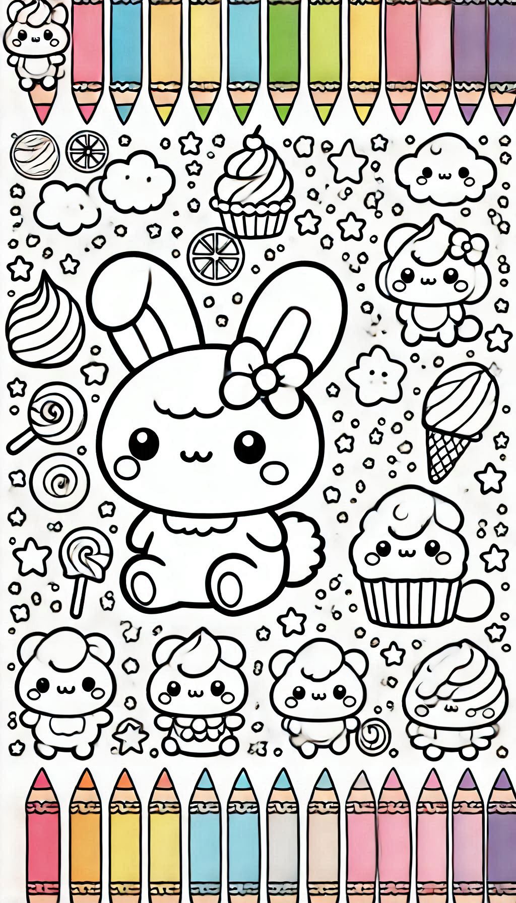 cinnamoroll boyama sayfası