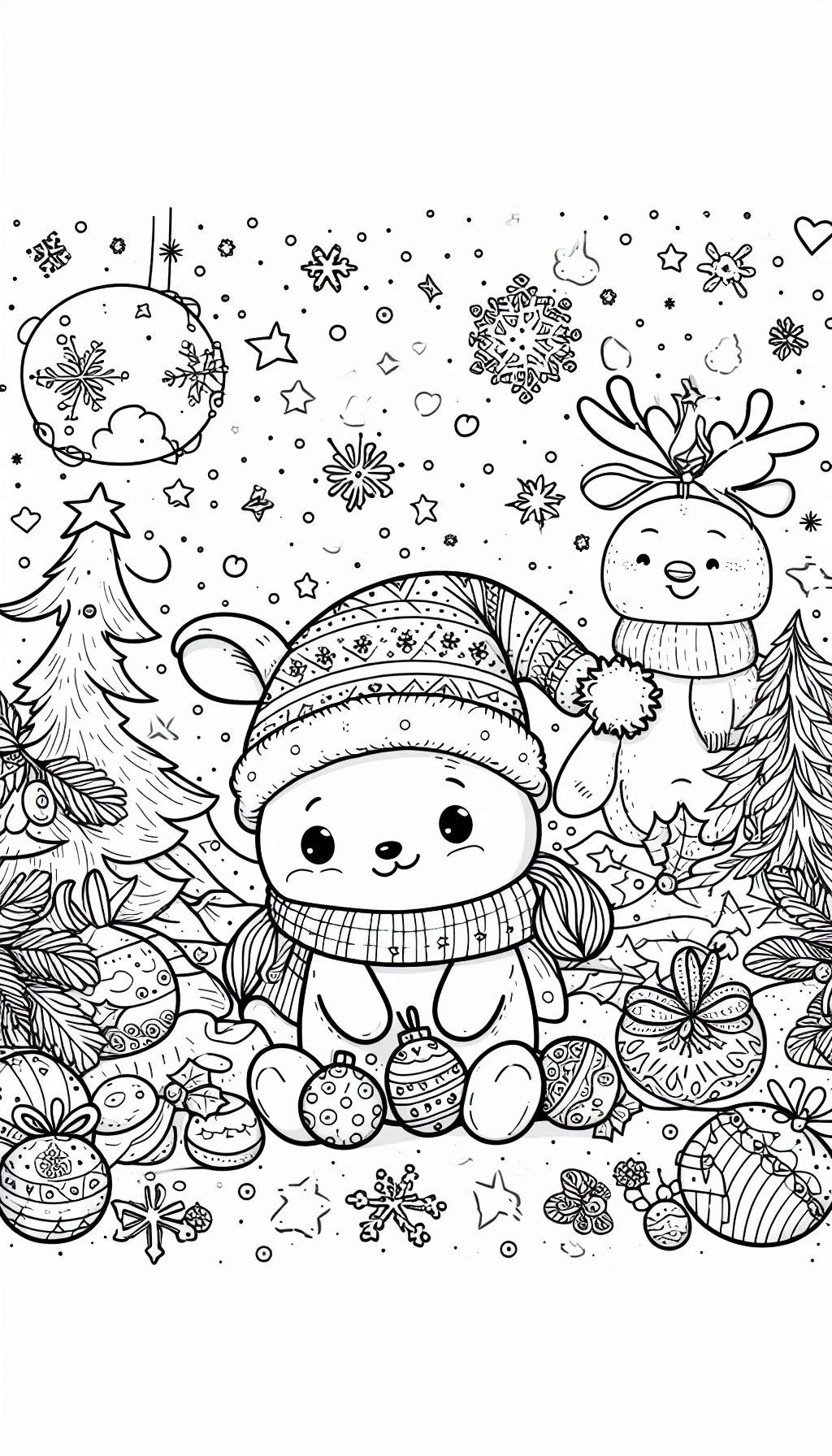 yeni yıl yılbaşı boyama