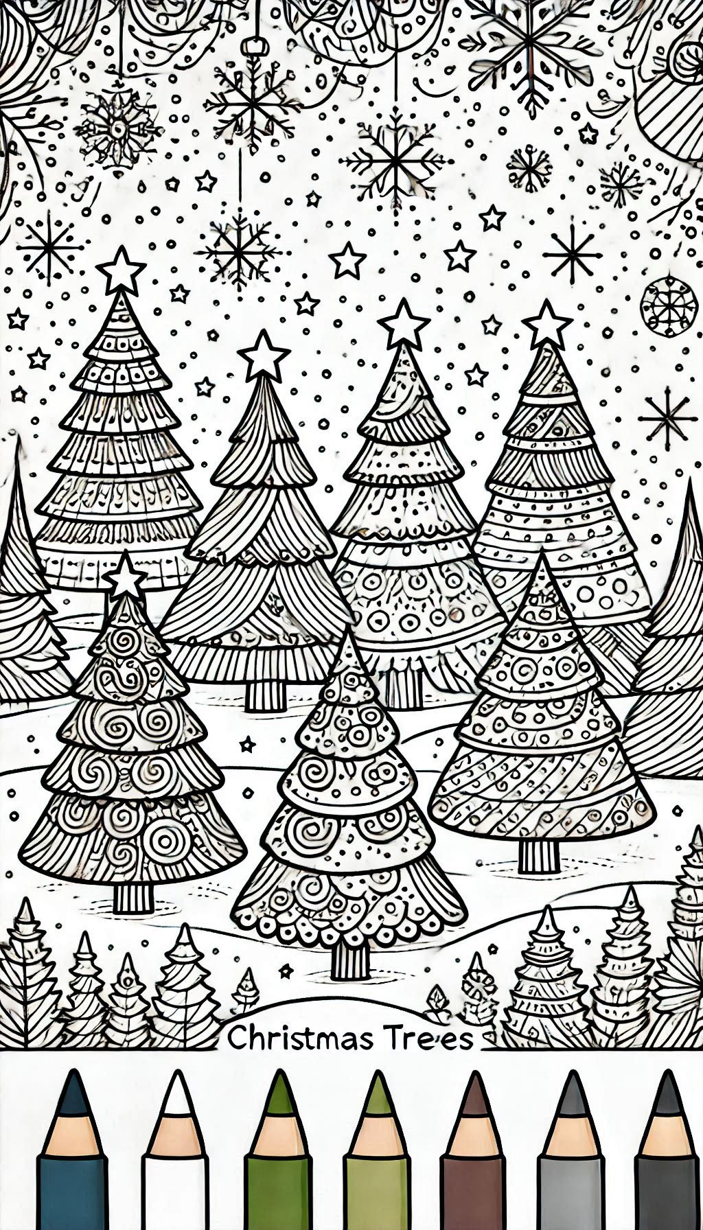 yılbaşı ağacı boyama