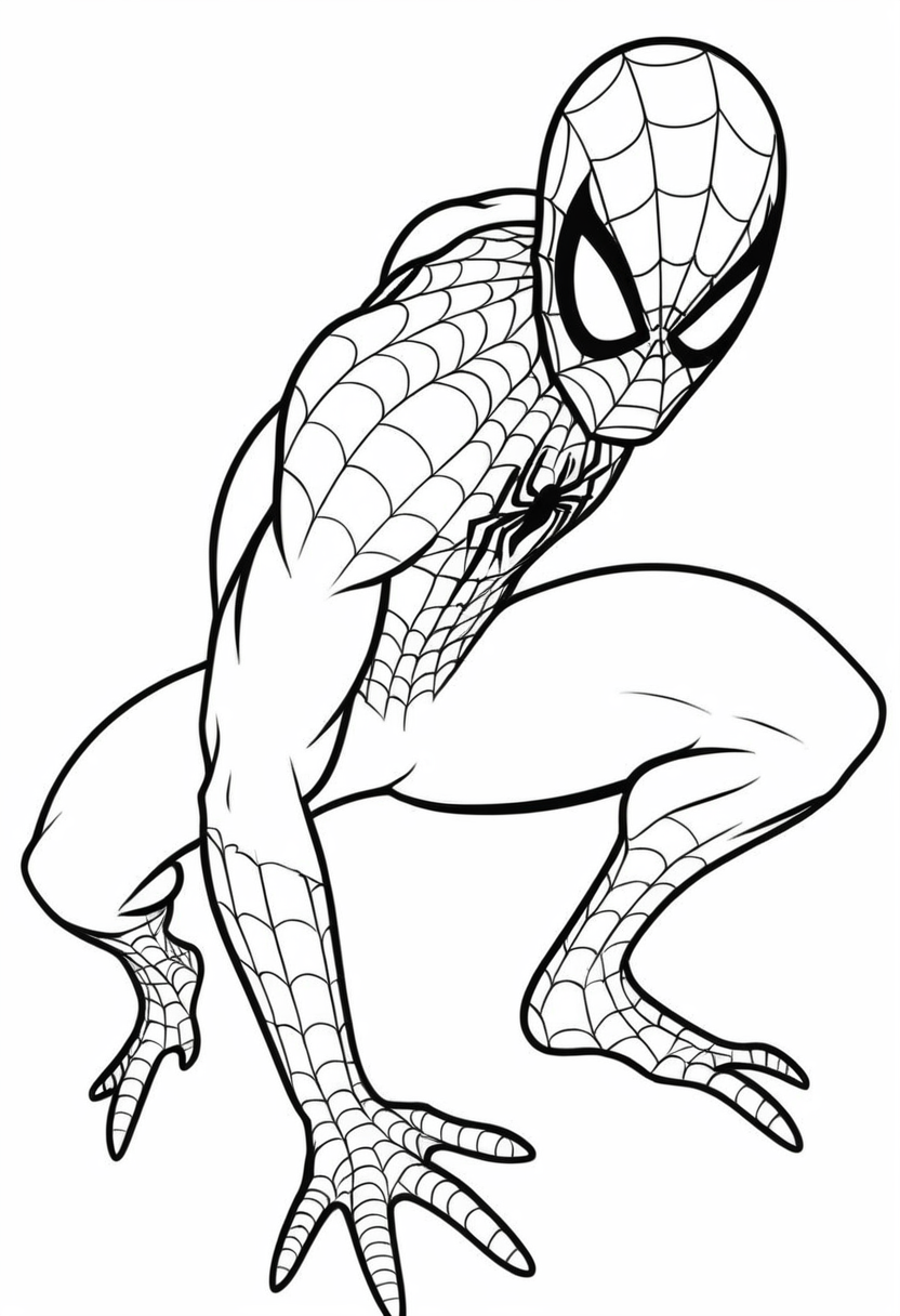 örümcek-adam boyama