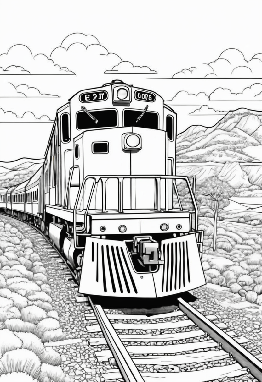 tren boyama sayfası