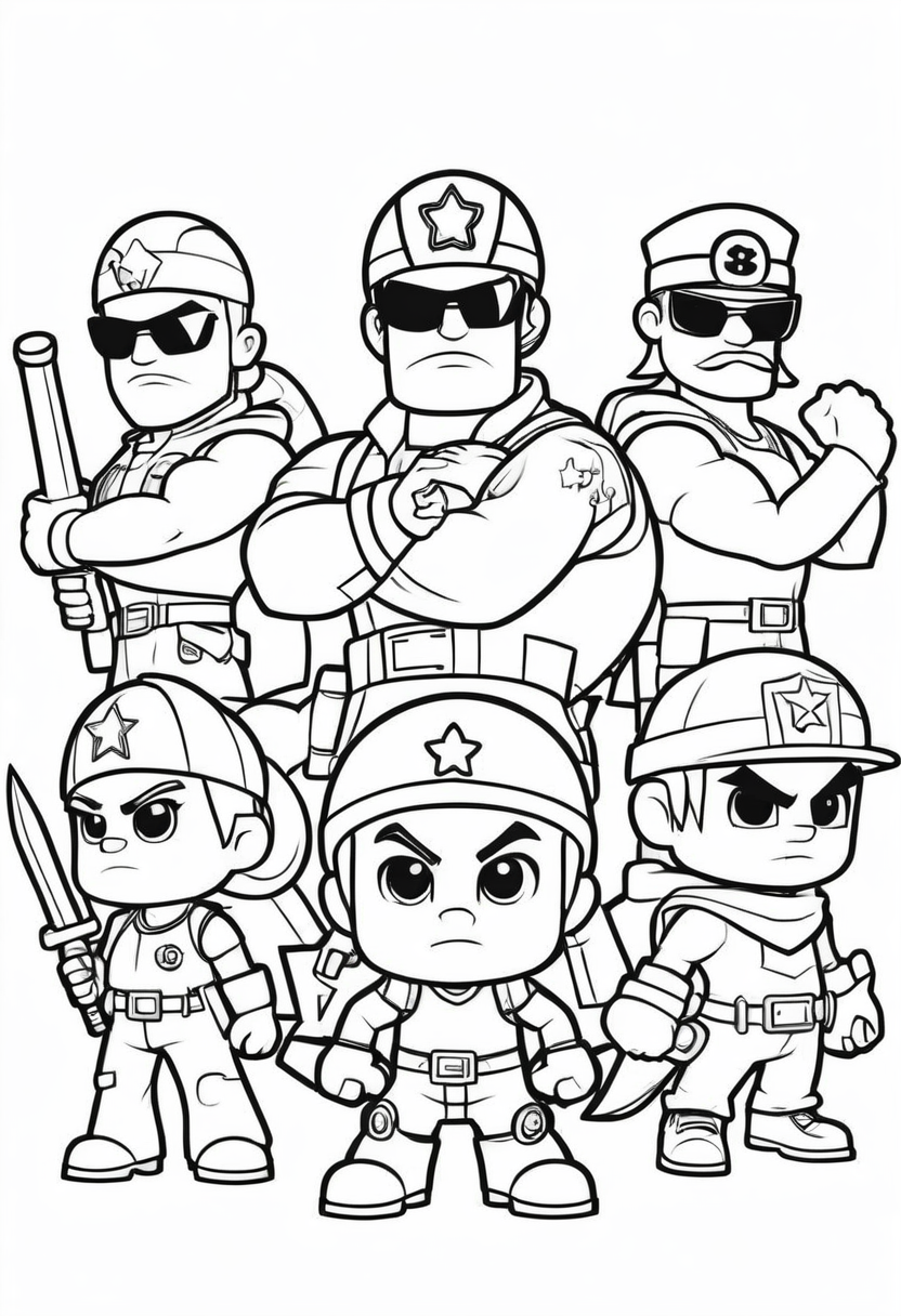 bralw stars boyamaları