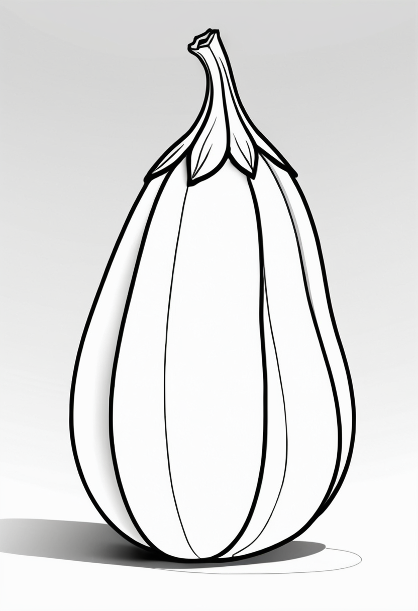 patlıcan resmi boyama