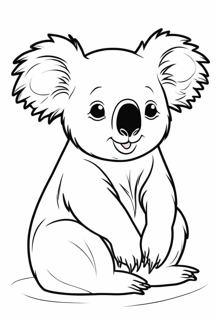 koala boyama