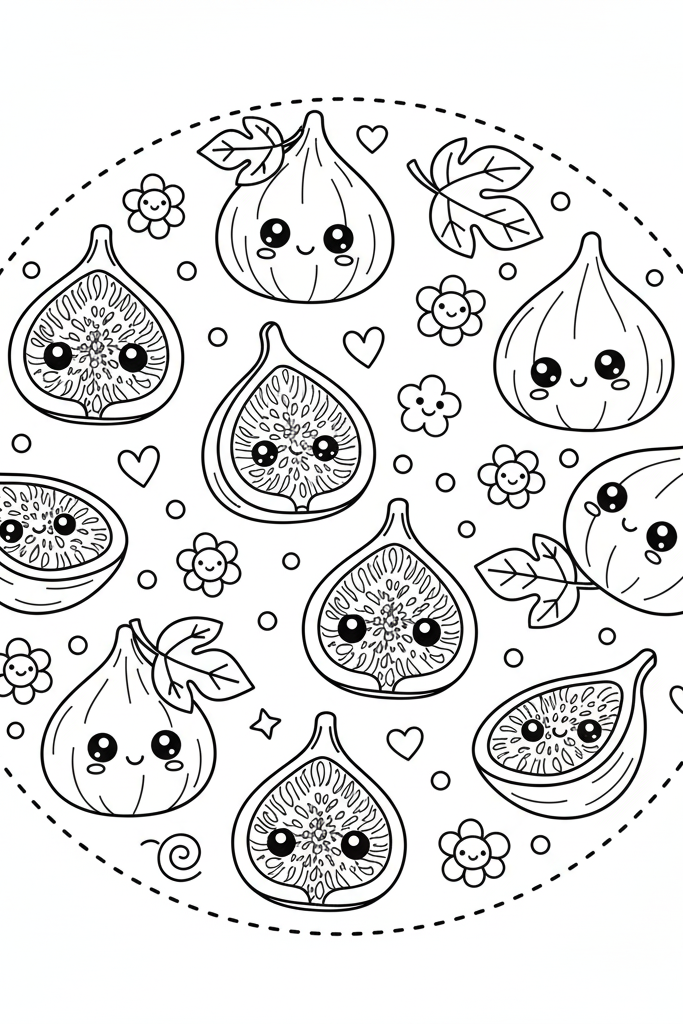 İncir Boyama Sayfası