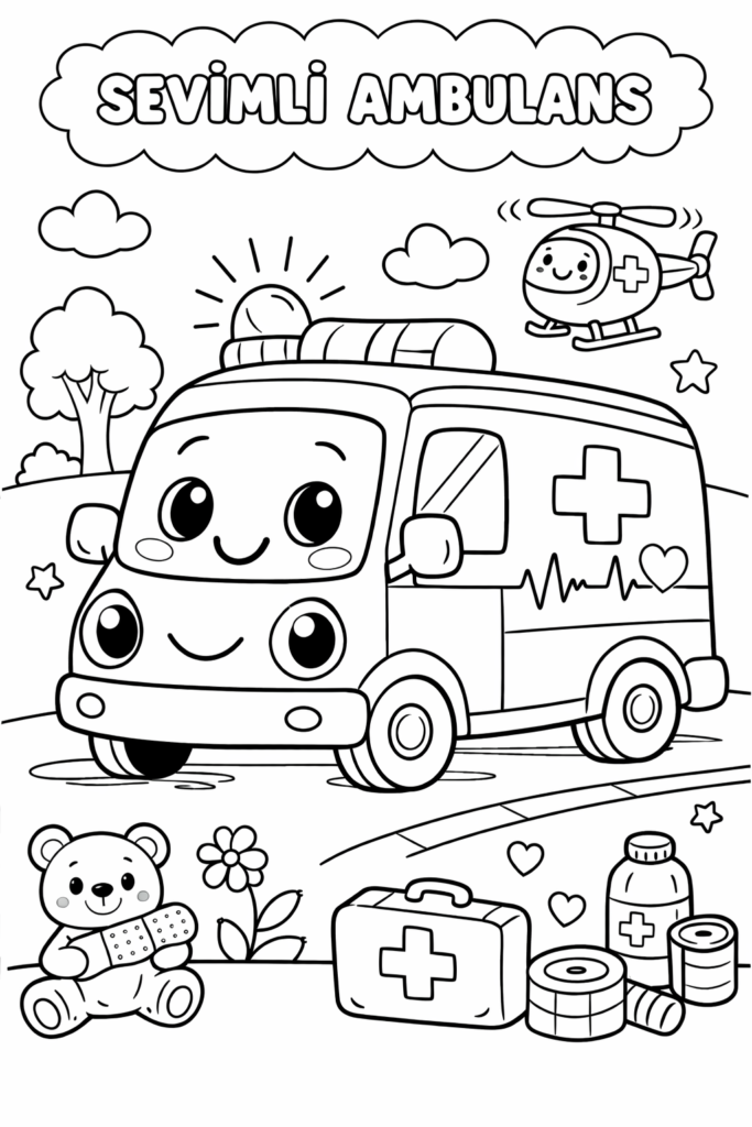 Ambulans Boyama Etkinliği