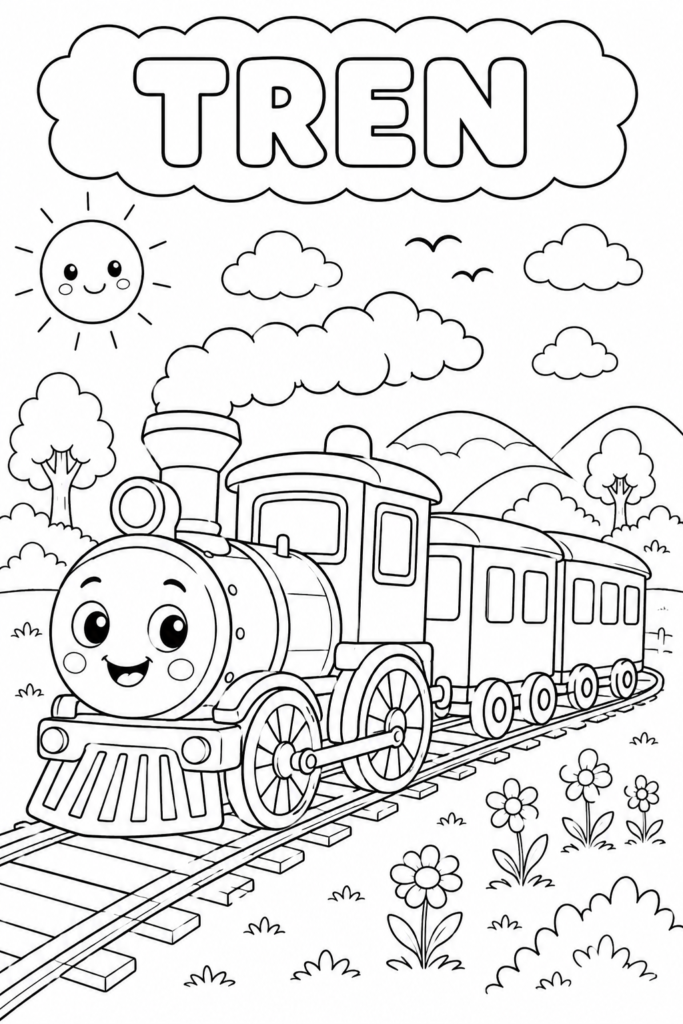 Tren Boyama Sayfaları